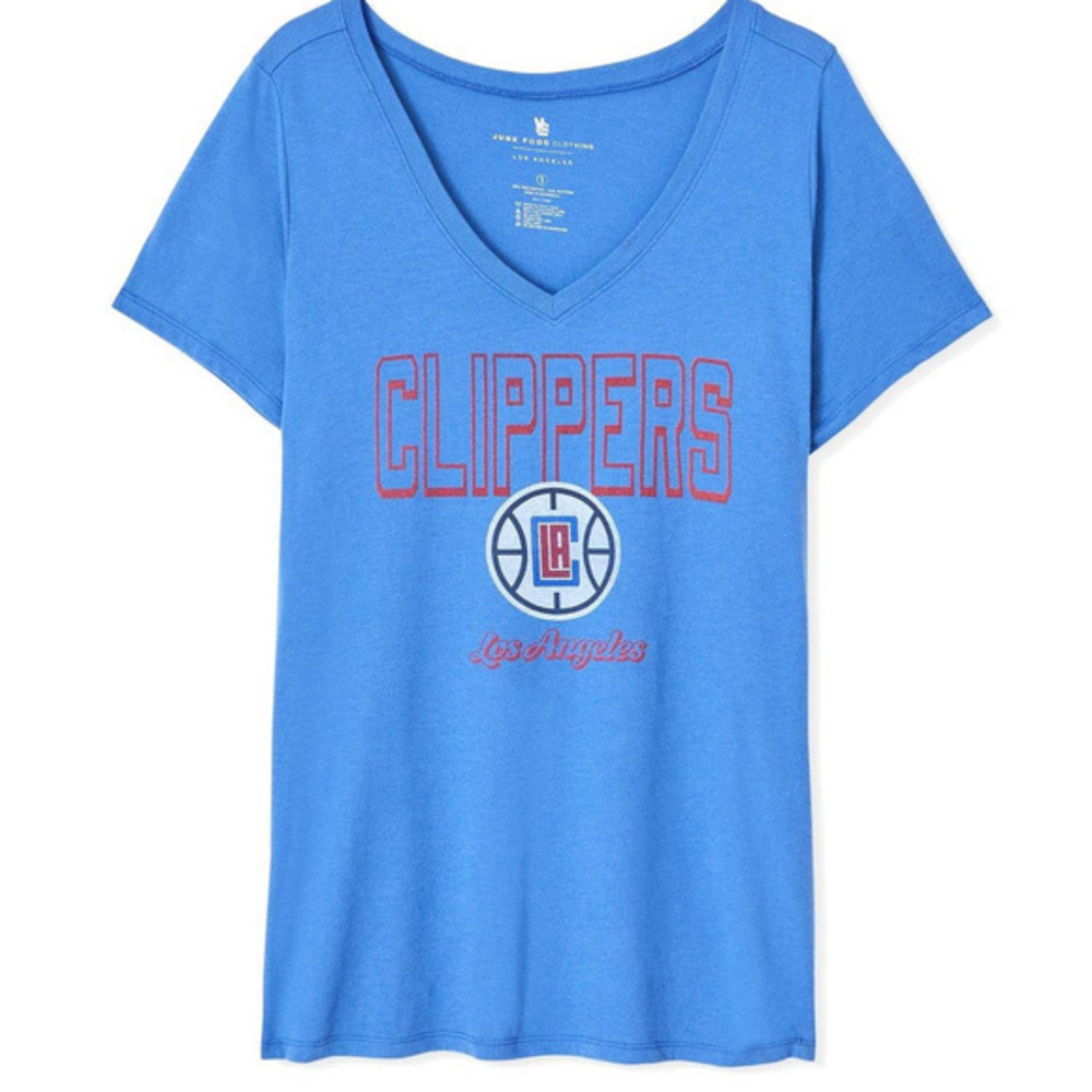 Torrid 1 (1X 14/16) NBA LA Los Angeles Clippers Basketball Graphic VNeck T Shirt